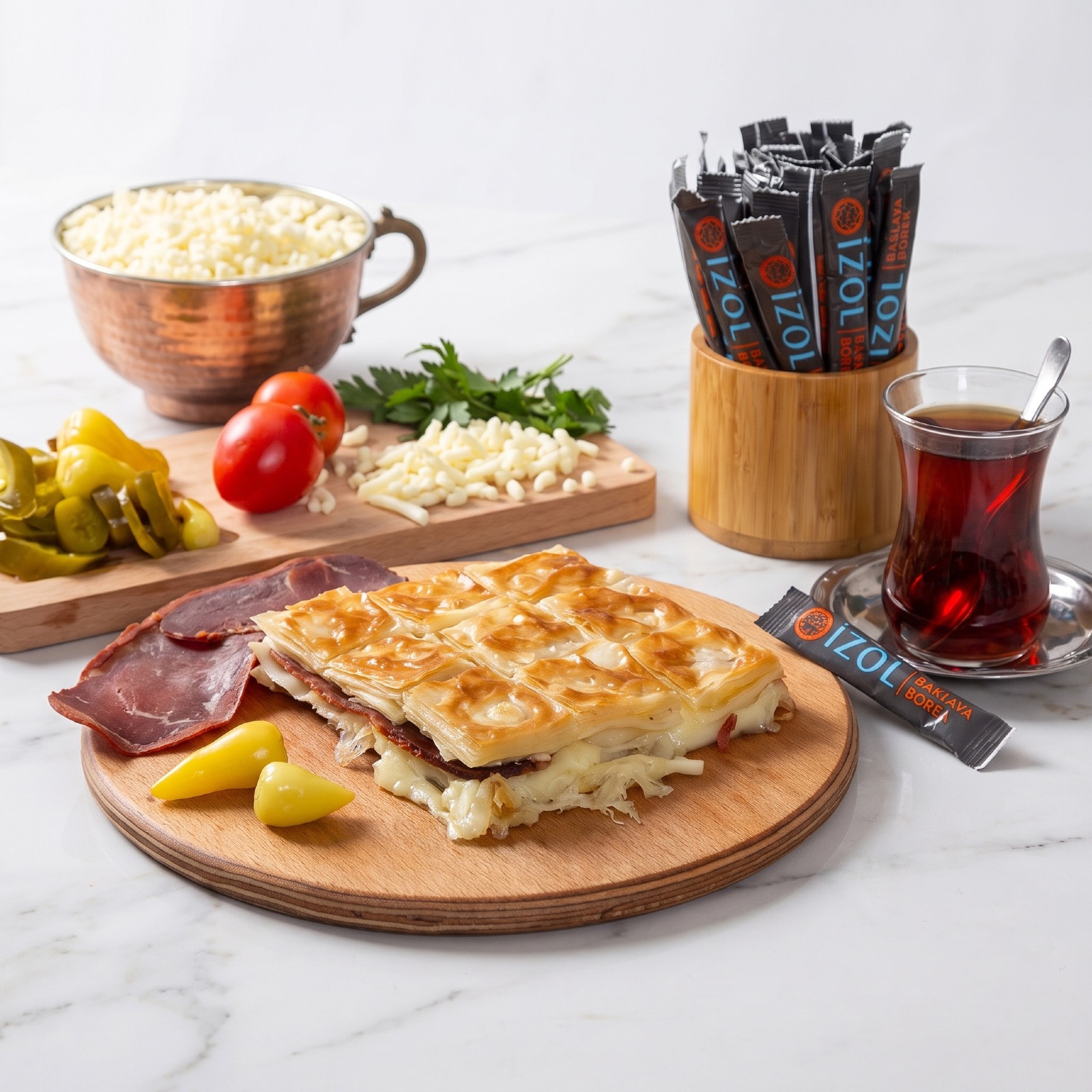 PASTIRMA SOTELİ SU BÖREĞİ